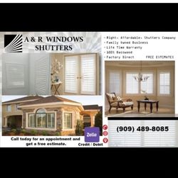💯 Custom Made Window Shutters 