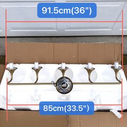 5 new gold dresser lights