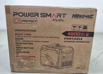 PowerSmart 4800W Inverter Generator - Open Box UNUSED