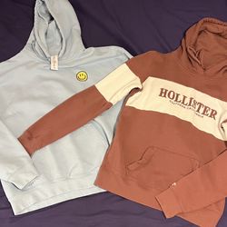 Hollister and Illustrated Society Hoodies