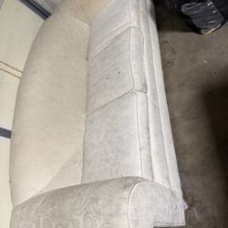 White Couch Free Need Gone ASAP 