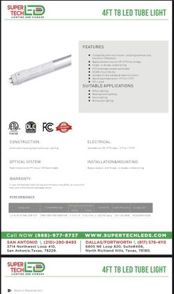 50 4FT T8 LED Tube Light 4 LS-ALT8-4FTAB-ZZW-CCT