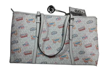 Michael Kors Jet Set Buckle White Purse / Handbag