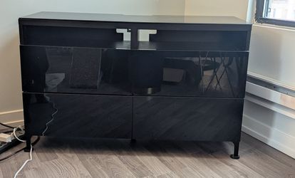 IKEA BESTA TV Stand Media Console With 4 Drawers