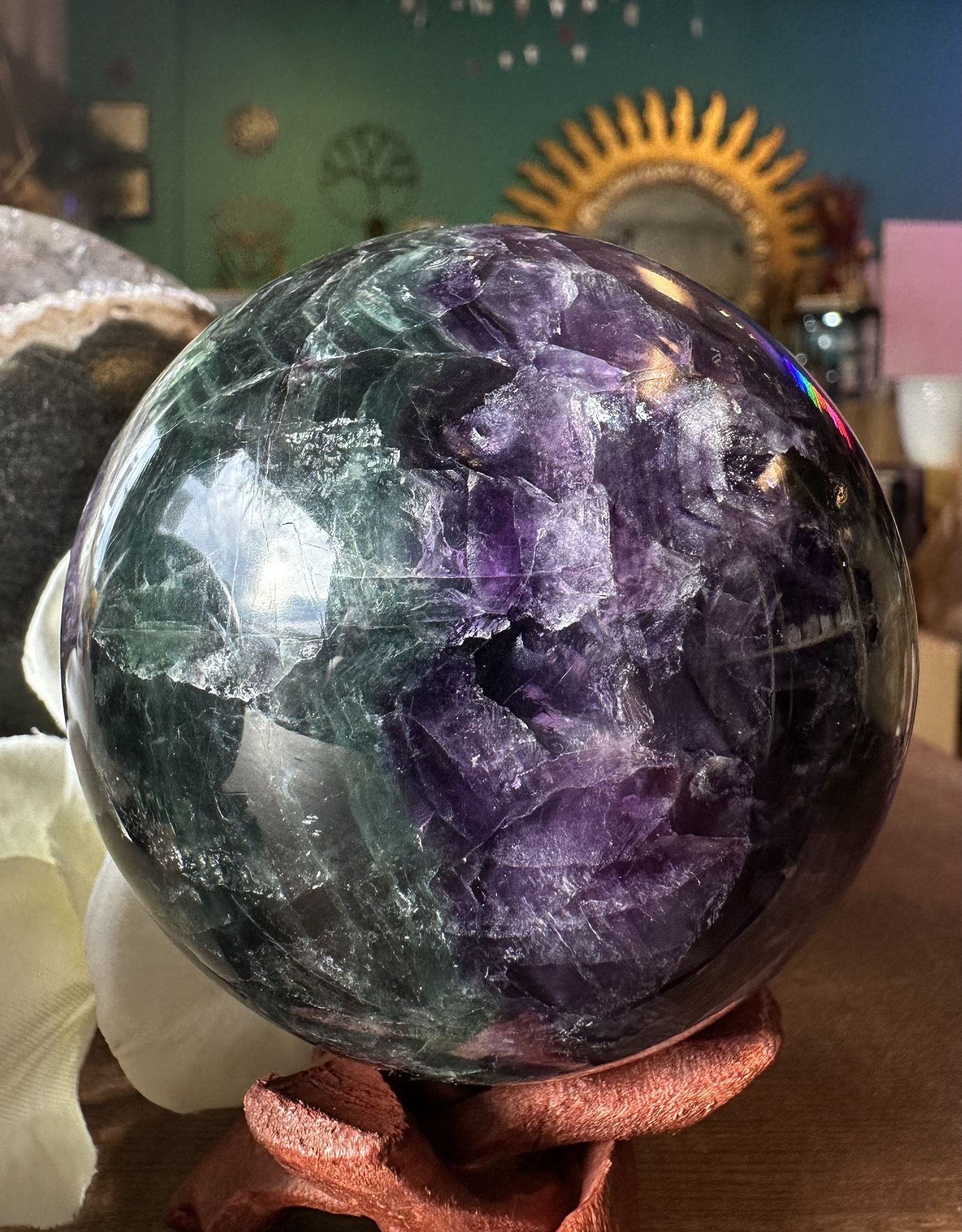 High Quality Fluorite Sphere 2