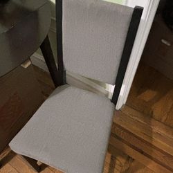 2 Grey Chairs 