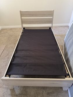 Twin Bedroom Set - bed, dresser & 2 cubed storages