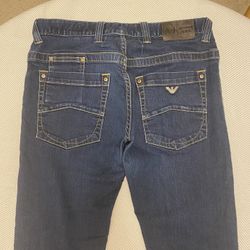 Y2K retro Armani Jeans straight leg slim fit crop or petite size 32 or 12 petite