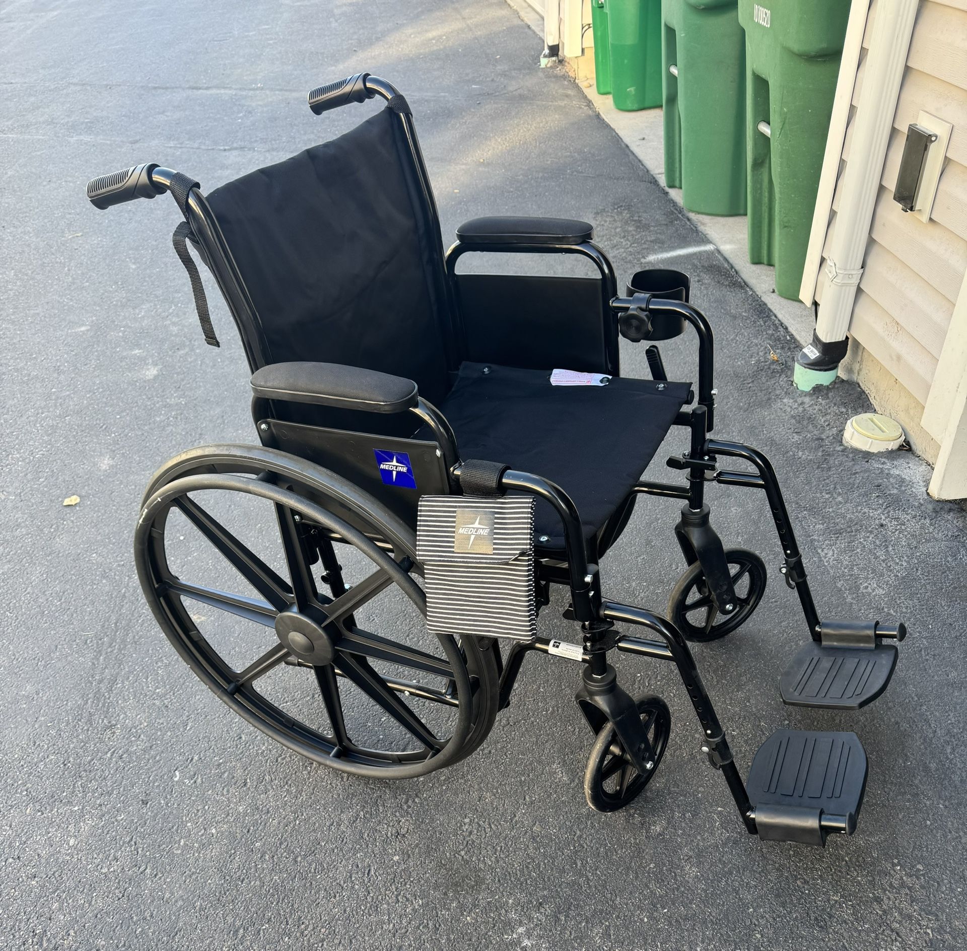 Medline Wheelchair with Accessories- Like New!!!
