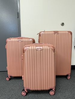 Luggage Set Of 3 - Pink