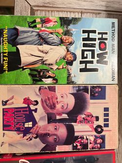 How High & House Party VHS Lot – 2 Classic Comedy Movies Vintage Hip Hop
