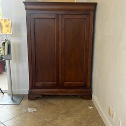 Wood Armoire 