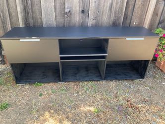 Credenza 68 Inches Long 16 Inch Depth Two Drawers