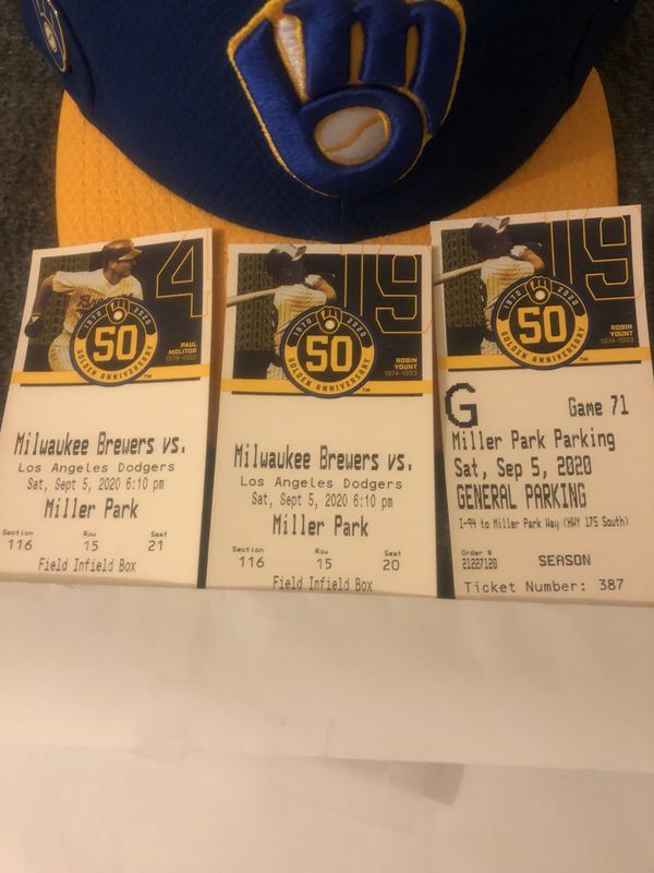 Brewers tickets for Sale in Burlington, WI OfferUp