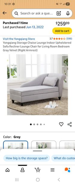 Large Storage Chaise