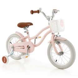 New 12" Kid’s Bike for 3-4 Years Old Children Bicycle with Front Handbrake Pink