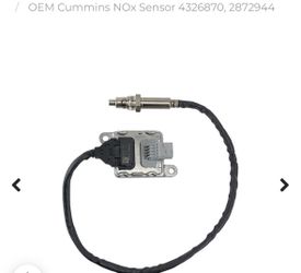 New Cummins Nox sensor