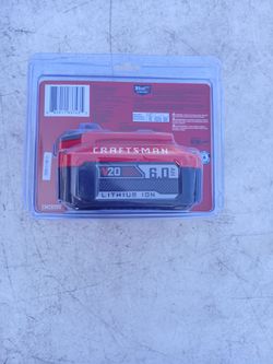 Bateria craftzman 20v 6 .0. Nueva