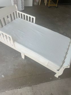 Toddler bed with mattress $100