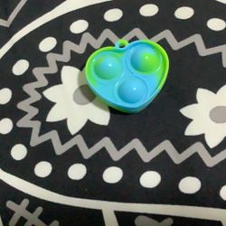 Green And Blue Heart Pop It