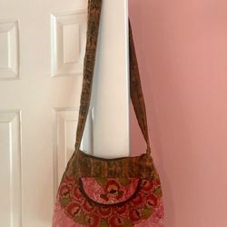 Pink Vintage Messenger Bag