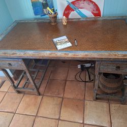 Unique vintage Mongolian Writing Desk