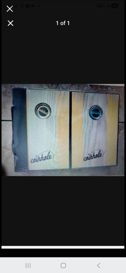 Coinhole Cornhole Board Set