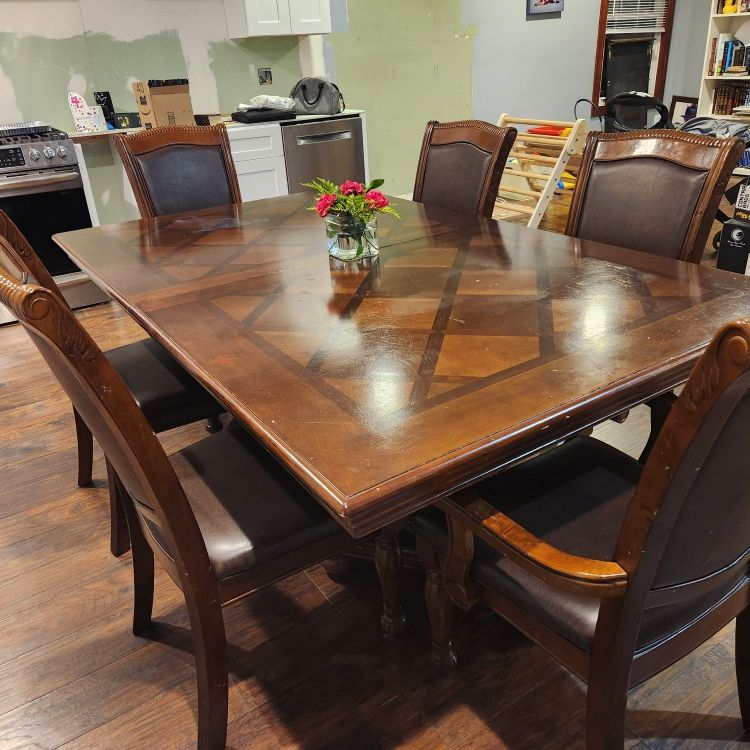 Beautiful Wooden Dining Room Set