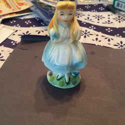 1960s Alice And Wonderland Glass Doll