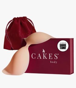 CAKES Body® Adhesive Strapless Bra - Reusable Cakes™ Sticky Bra for Fuller Looking Seamless Shape - Sculpting Solution size medium