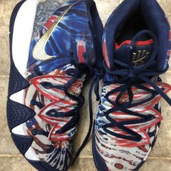 Nike Kybrid S2 Tie Dye USA Sneakers Mid Top Shoes CQ9323-400 Men's Size 8.5