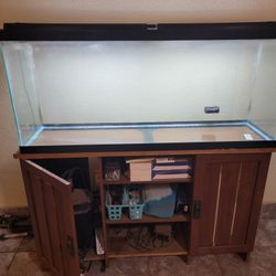 50 Gallon Tank And Stand With Filter