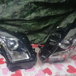 2013-19 Cadillac ATS Left And Right Headlight Pair 