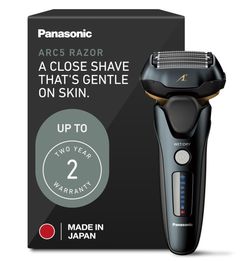 Panasonic ARC5 Premium Electric Shaver for Men - Model ES-LV67-K (Open Box / Matte Black)