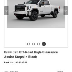 Crew Cab Off Road High Clearance Assist Steps Gmc Sierra at4