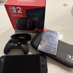 Switch 2 with game and accessories