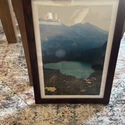 Framed Picture Of Mountains From Urban Outfitters