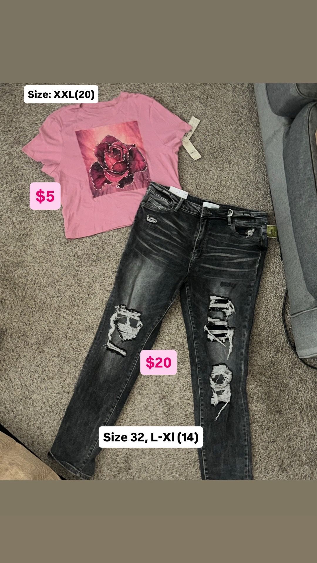 Clothing, shirts and pants