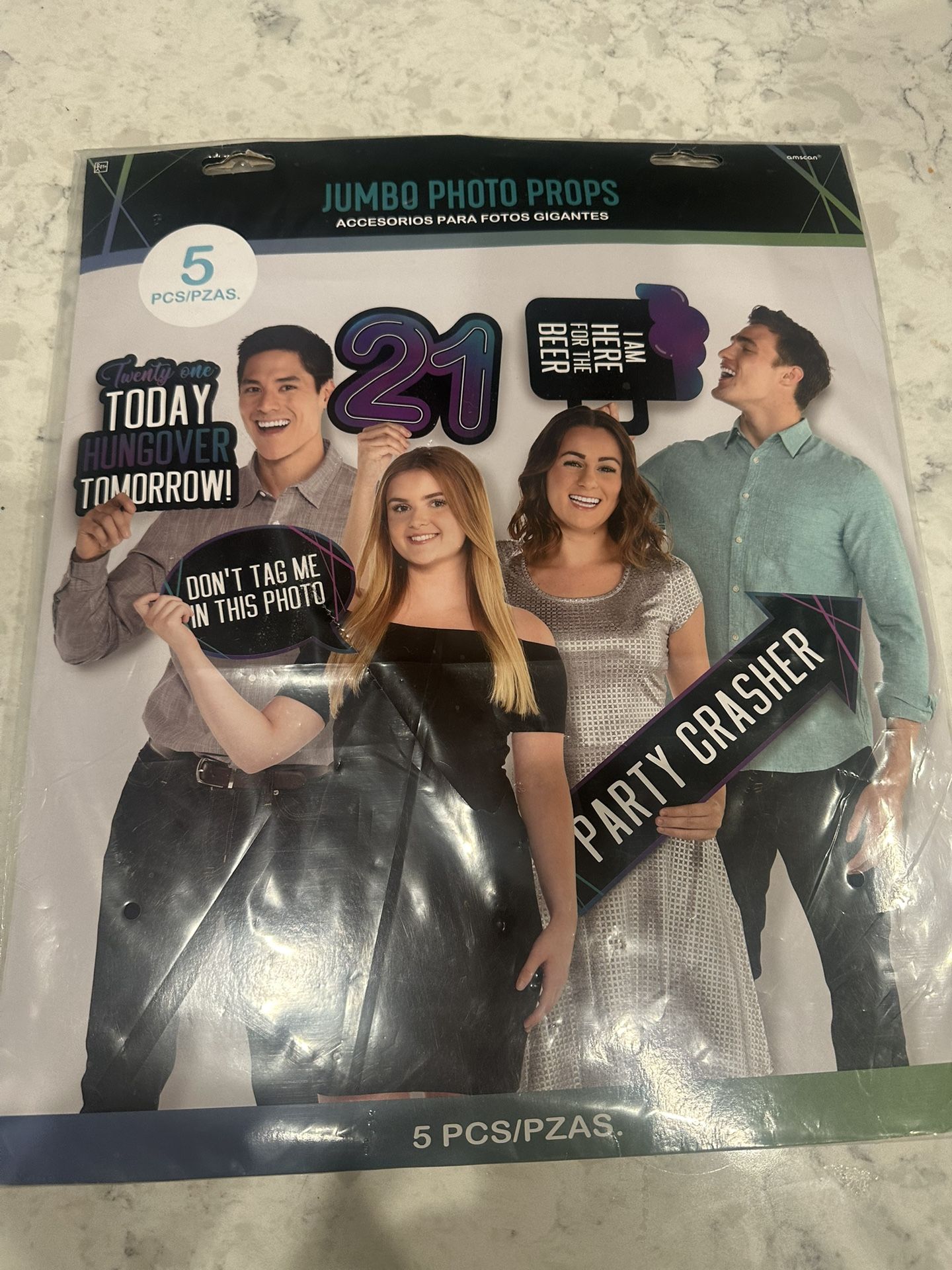 New Jumbo 21st Birthday Photo Props