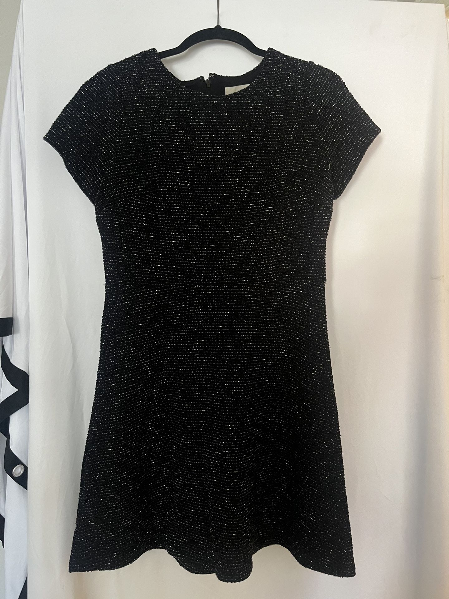 Loft Tweed Black Dress