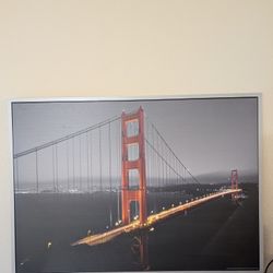 IKEA KLAMBY Golden Gate Bridge Framed Picture