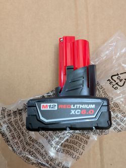 Milwaukee M12 XC 6.0 Battery  6ah