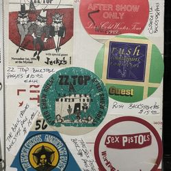 Backstage passes Assorted Pieces 