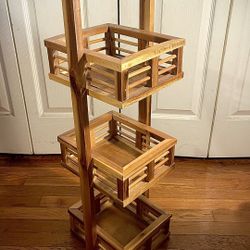 3 Tier Wooden Storage 