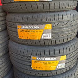 225/45/18 Land Golden Tires 