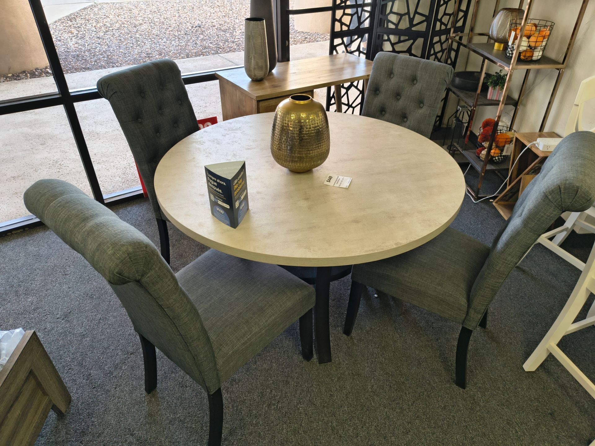 Round Dining Table Set With 4 Chairs