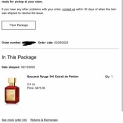 authentic baccarat rouge