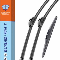 Windshield Wiper Blades with Rear Wiper Blade for Honda HRV H-RV 2016-2022