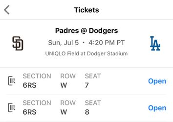Dodgers vs Padres