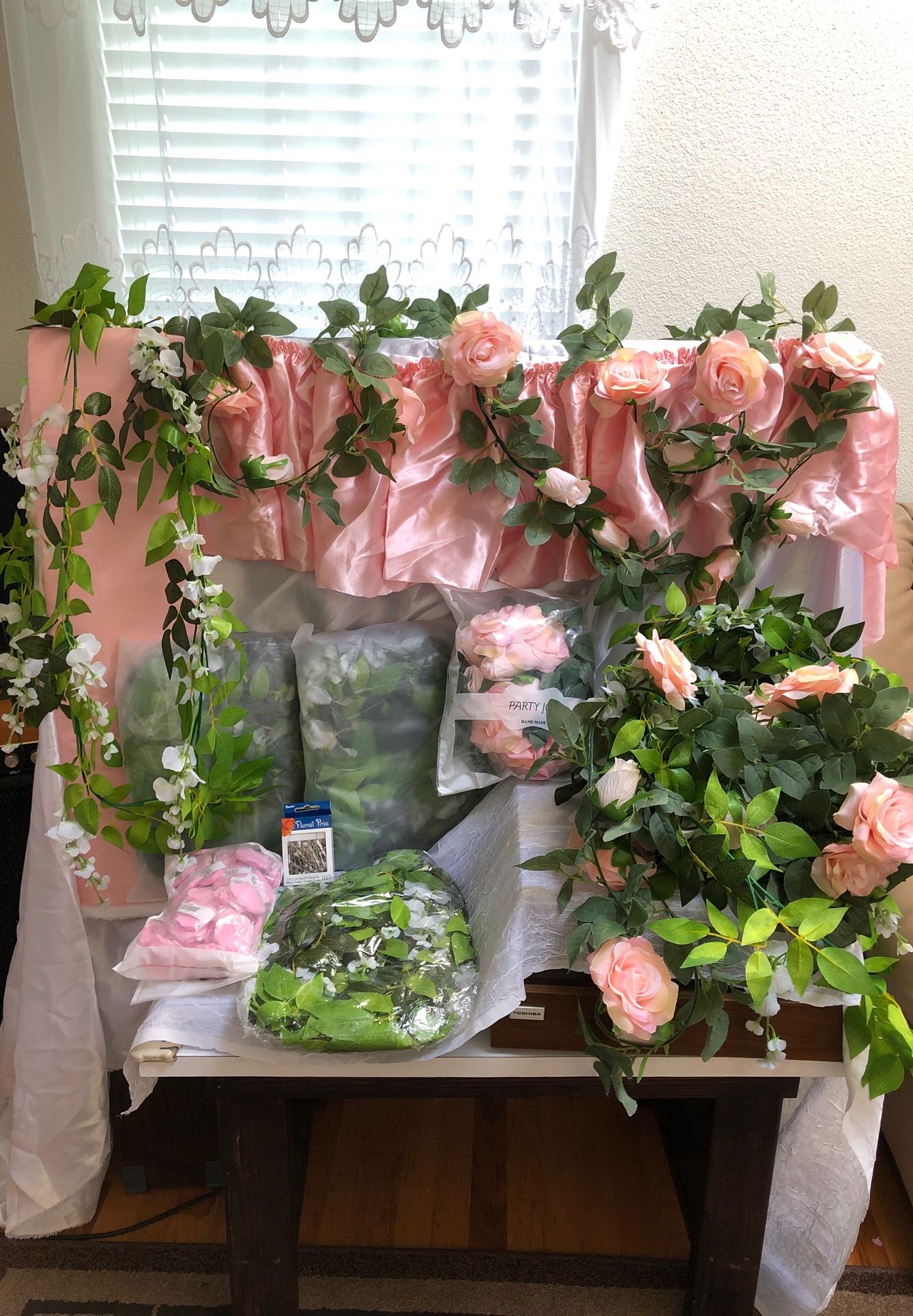 Decorations for party or wedding or baby shower
